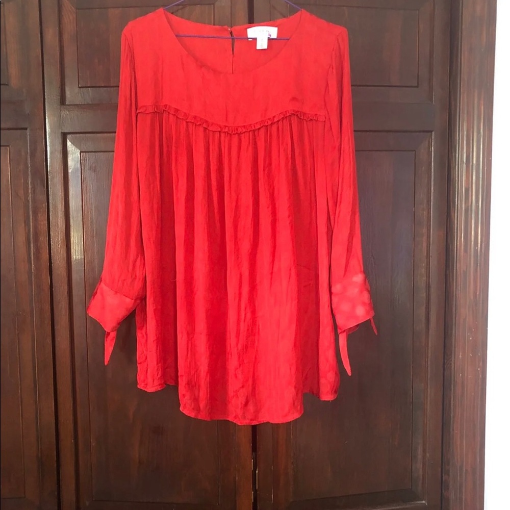 Motherhood Maternity Red Blouse